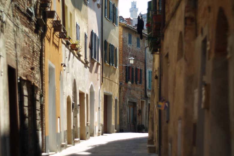 Recorriendo las calles de Montepulciano