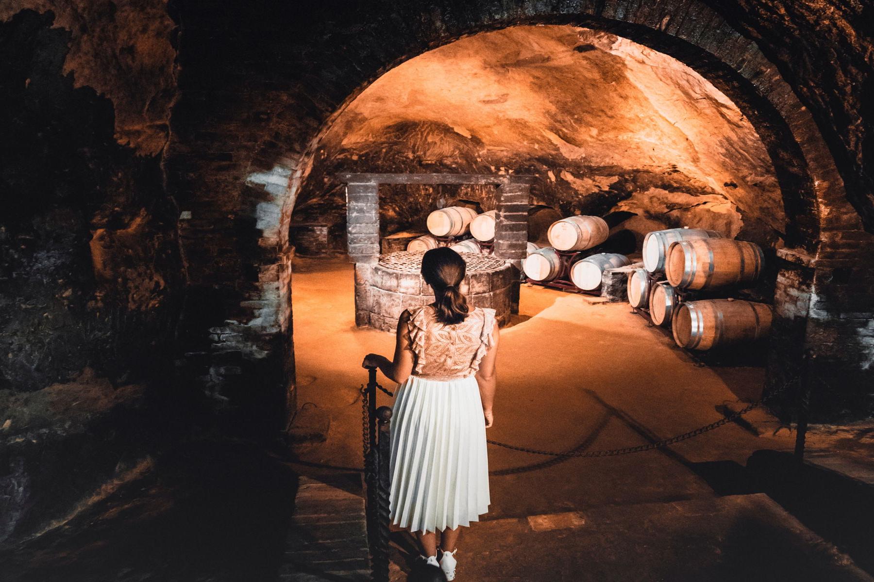 Visite des caves à vin de Montepulciano