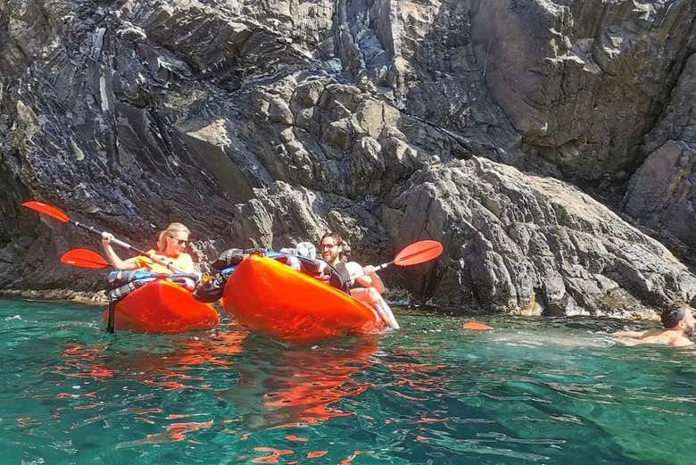 Tour in kayak alle  Cinque Terre