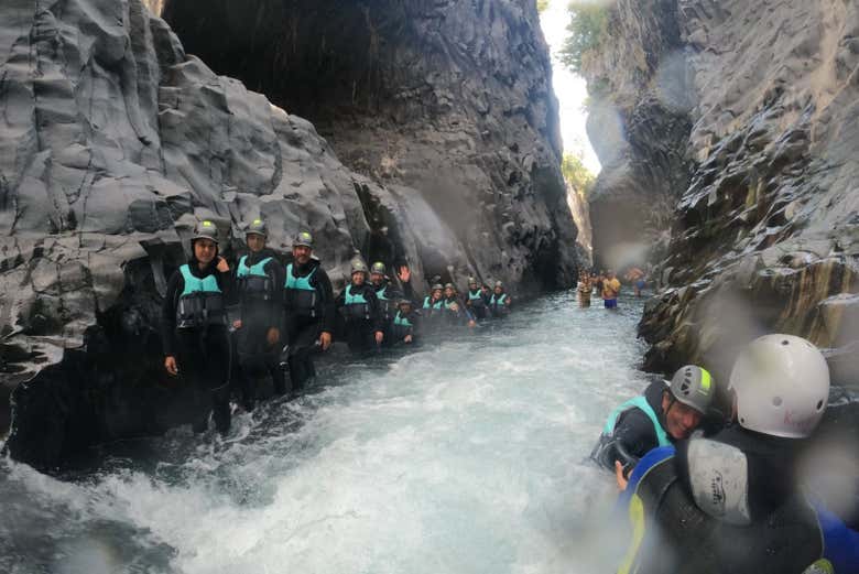Traversez des rapides