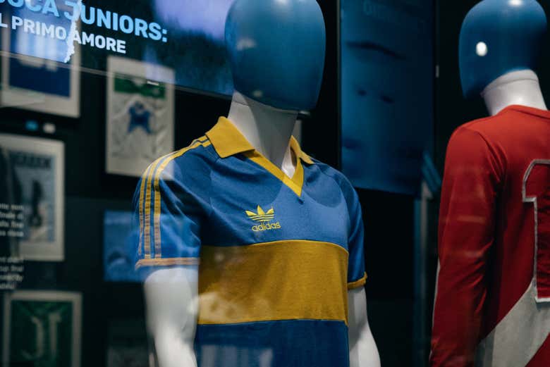 Le maillot de Maradona pour Boca Juniors