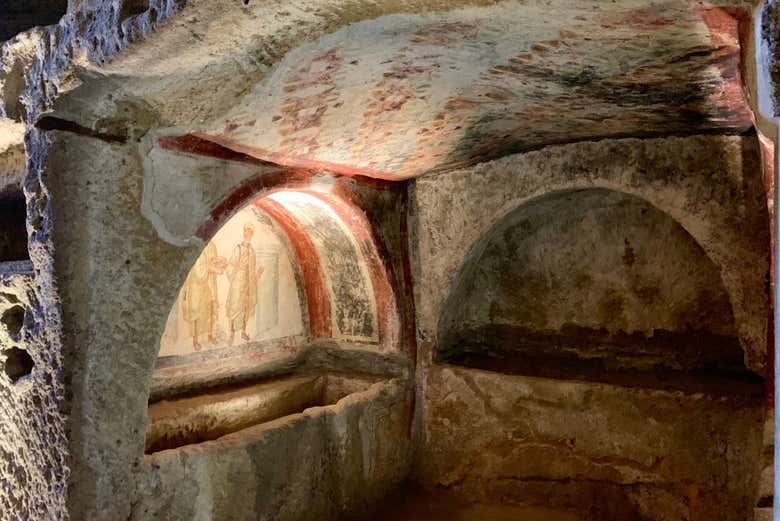 Dipinti nelle Catacombe di San Gennaro