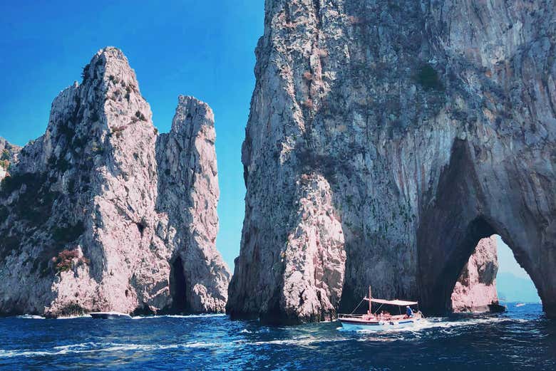 Arco del Amor, en Capri