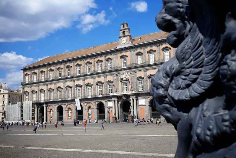 Edificio histórico en Nápoles