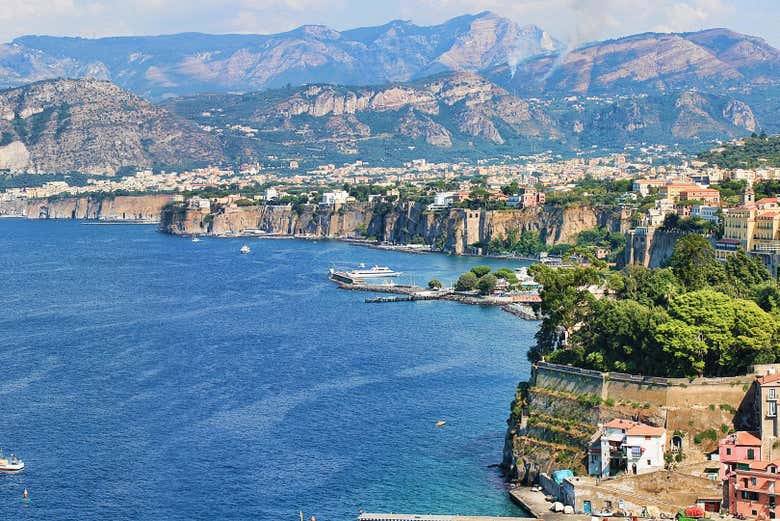 Las escolleras de la bahía de Sorrento