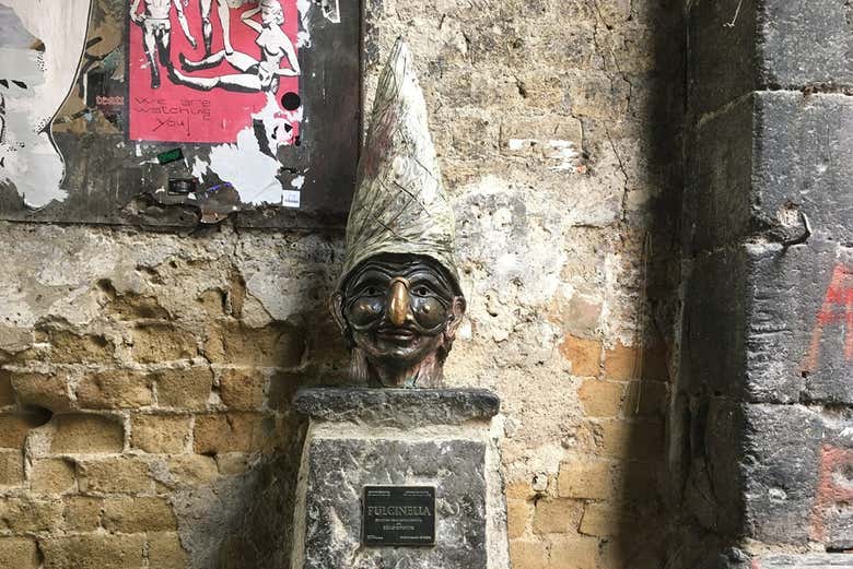 Sculpture de Fulcinella