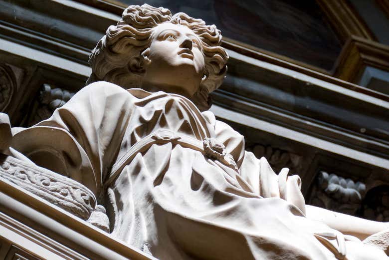 Esculturas en la Capilla del Tesoro de San Genaro