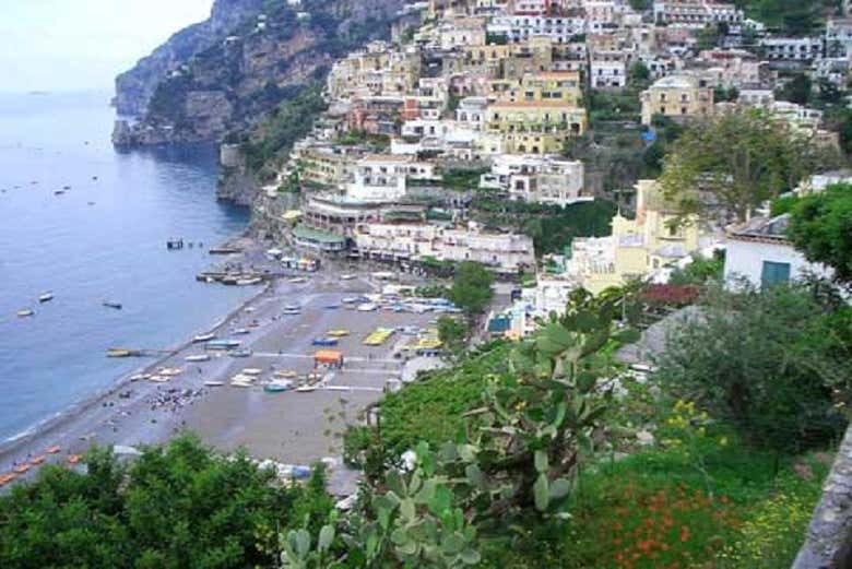 playa en Positano
