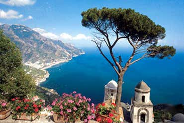 la costa desde el pueblo de Ravello