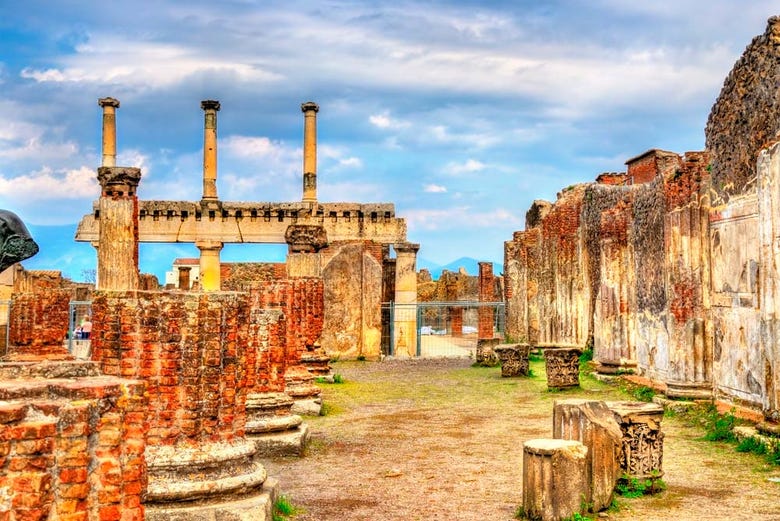 Ruínas do fórum de Pompeia