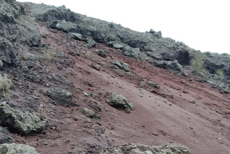 Lava solidificada