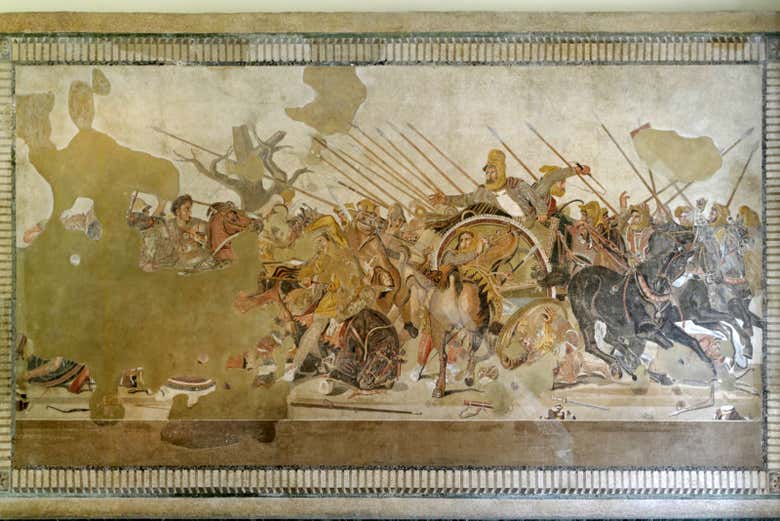 La battaglia tra Dario e Alessandro