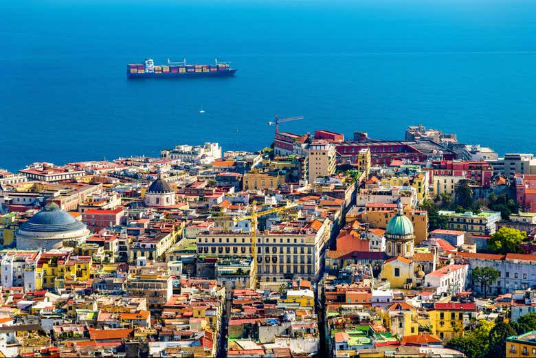 Vue aérienne de la ville