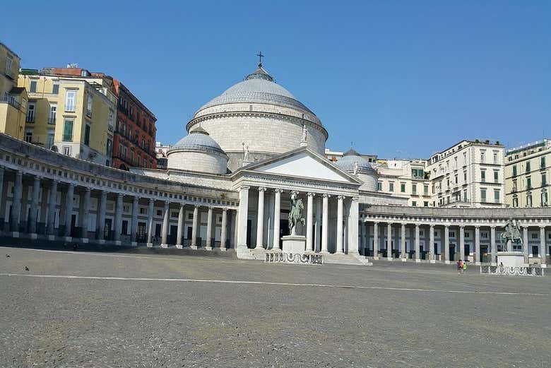 A praça do Plebiscito