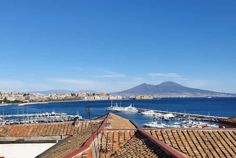 O golfo visto dos telhados