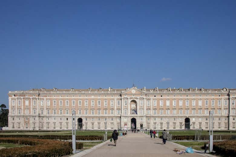 Panoramica della Reggia di Caserta