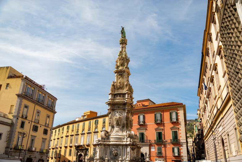 Visitando la piazza del Gesù