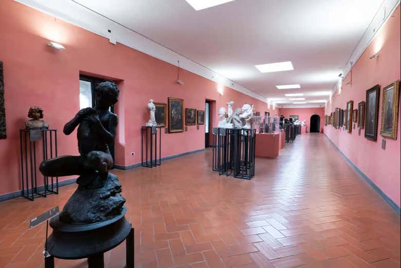 Una de las salas del Museo Cívico de Nápoles