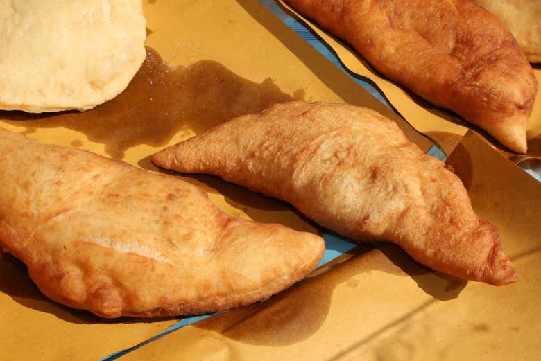 Pizza frite napolitaine