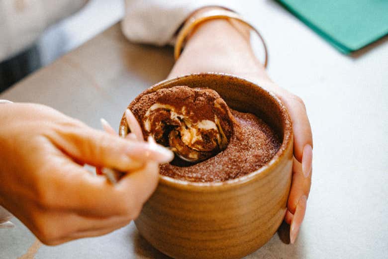 Indulge in a delicious dessert!