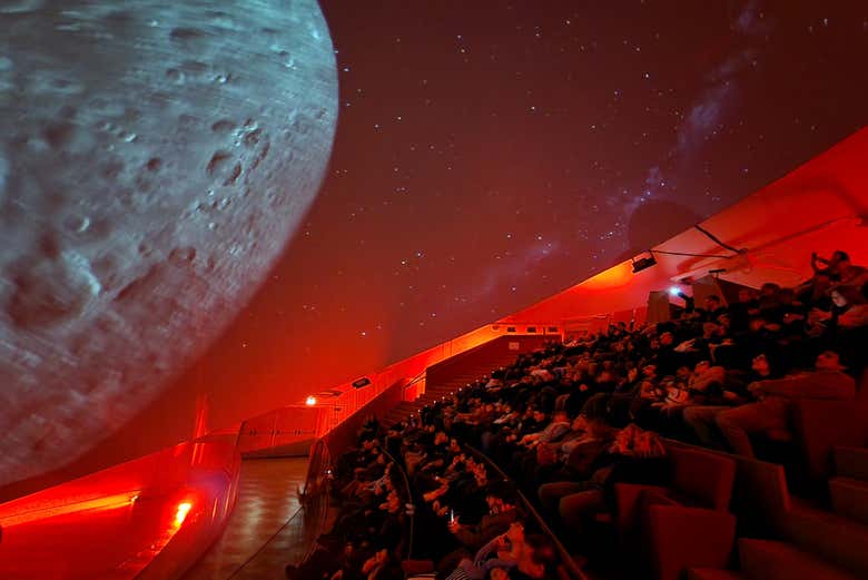 Projection au Planétarium