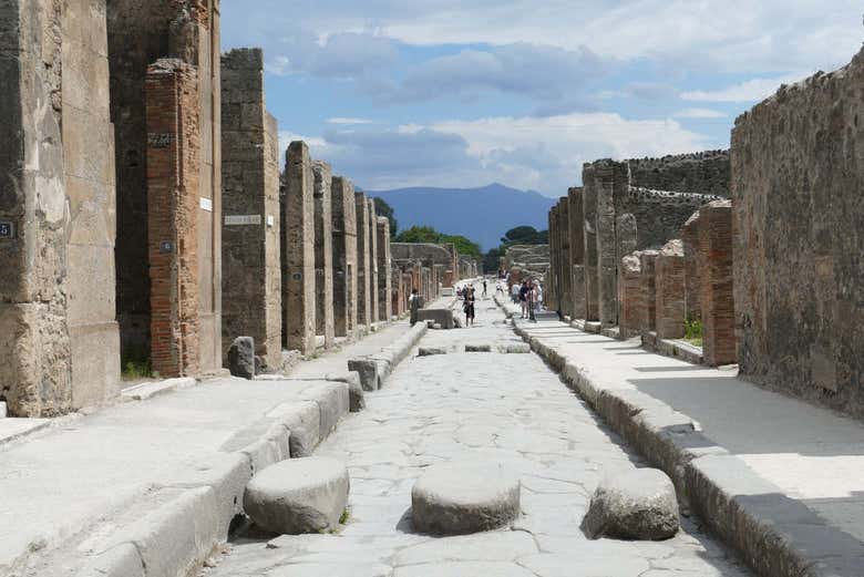 Roman ruins in Pompeii