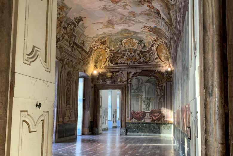 Une des salles du Palais royal de Portici