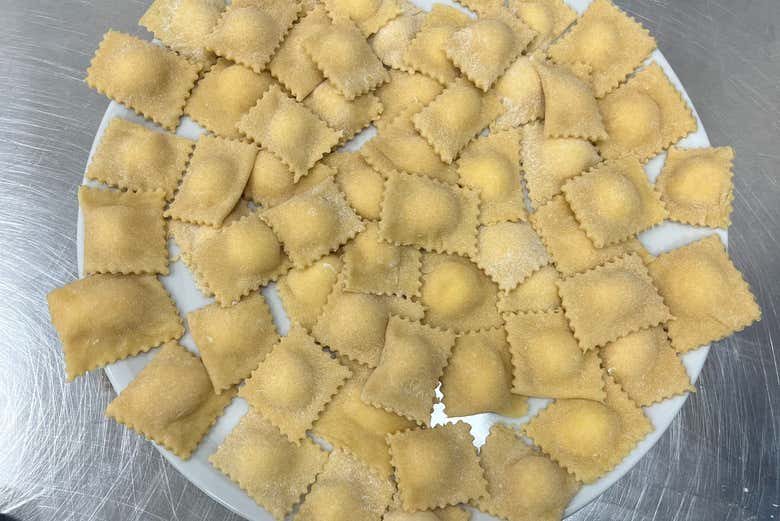 Raviolis rellenos 