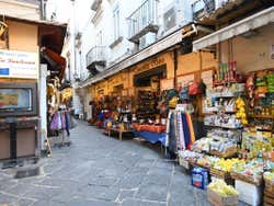 Boutiques dans les rues de Capri