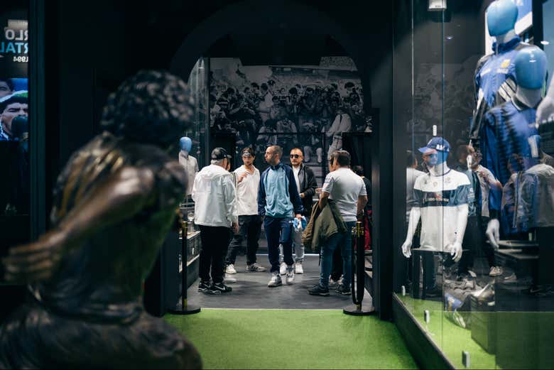 Visite du musée Maradona à Naples