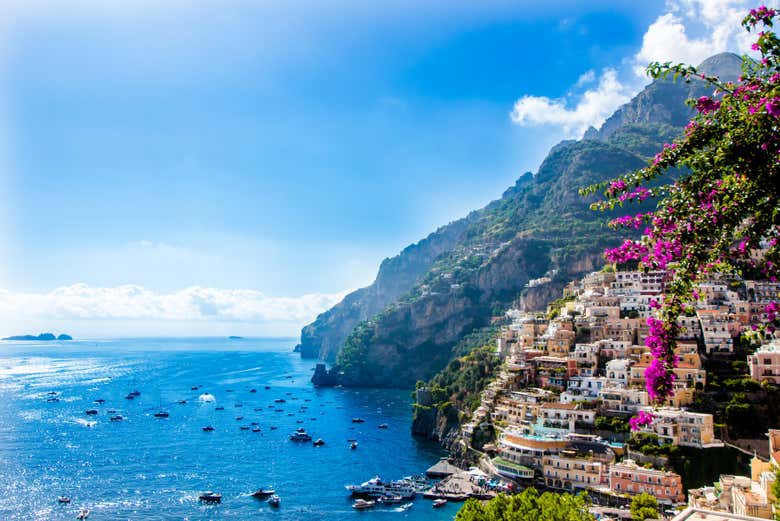 Vistas panorámicas de Positano