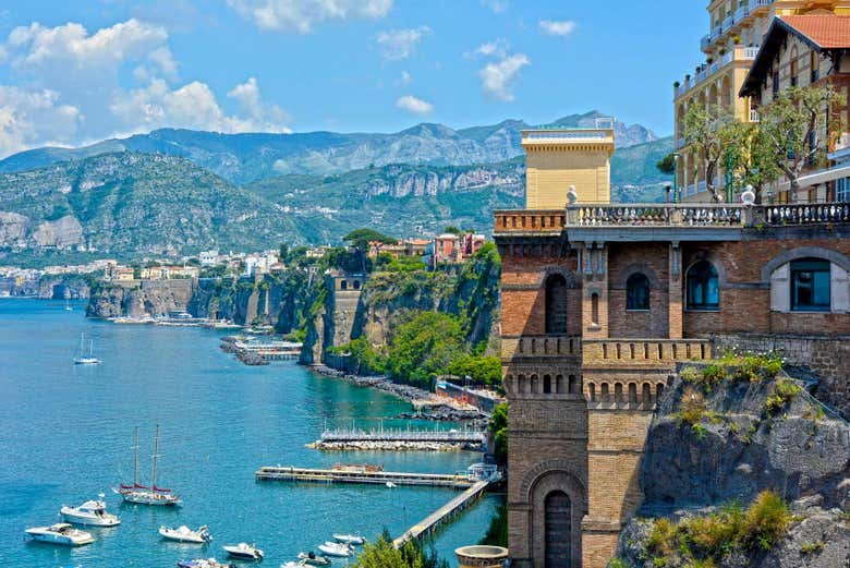 El pequeño puerto de Sorrento
