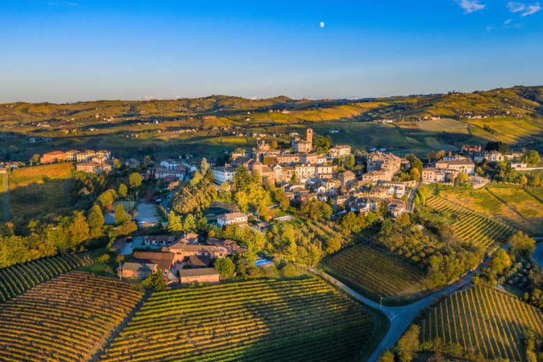 Neive vue des hauteurs