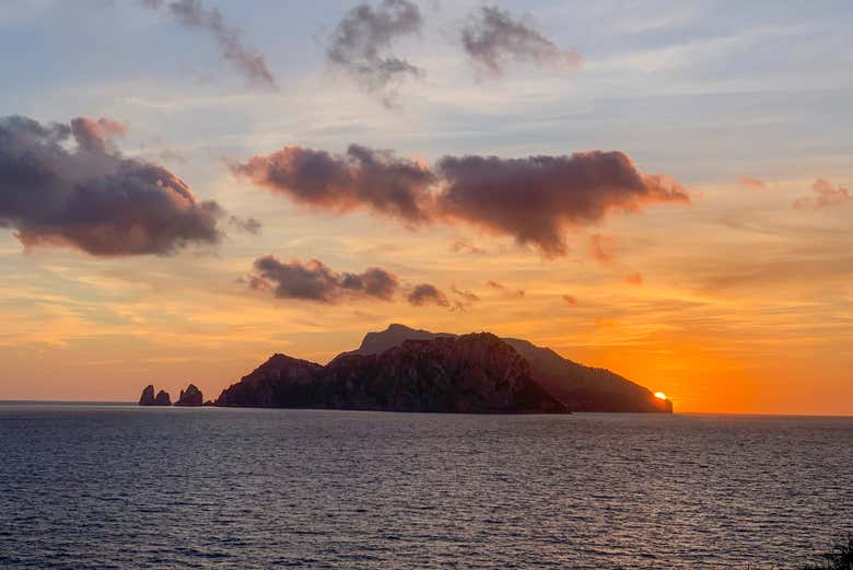 Un tramonto spettacolare!