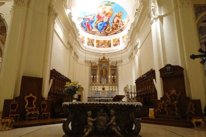 Interior of the cathedral