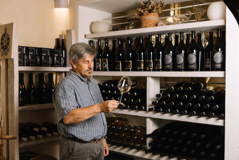 Durante la degustación