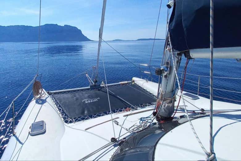 À l'approche de Tavolara