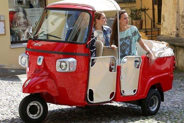 Durante o tour de tuk tuk por Olbia