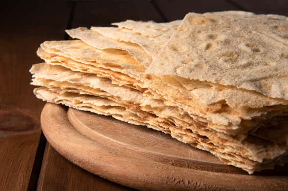 Taller de pan carasau en Orgosolo