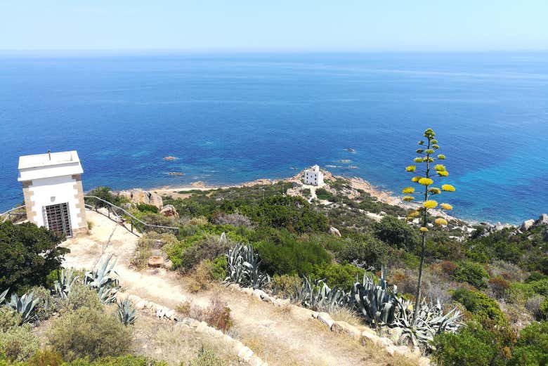 Admiring the coast from Baronia