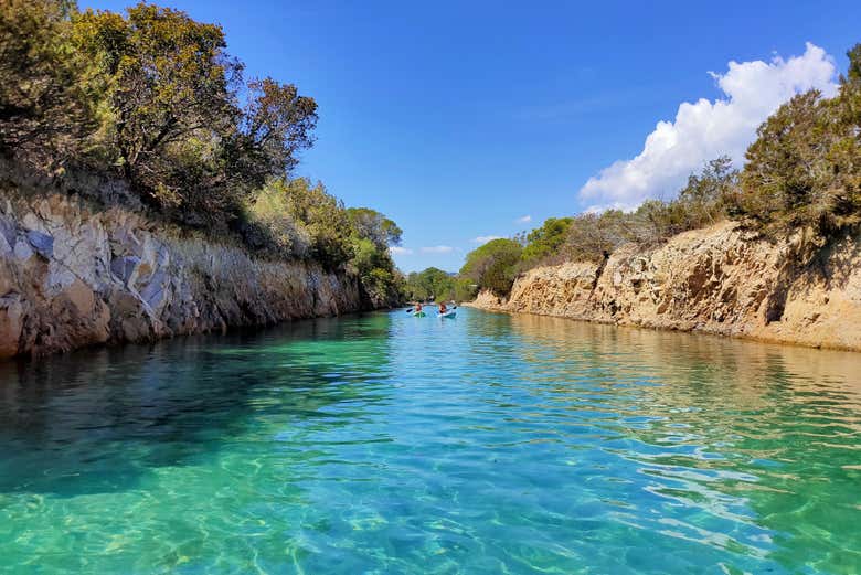 Aguas cristalinas en el oasis de Bidderosa