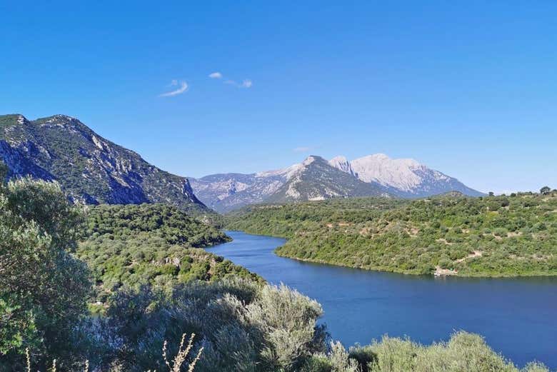 Vista del monte Tíscali