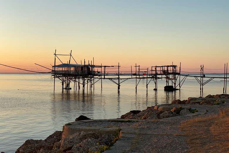 Os famosos trabocchi