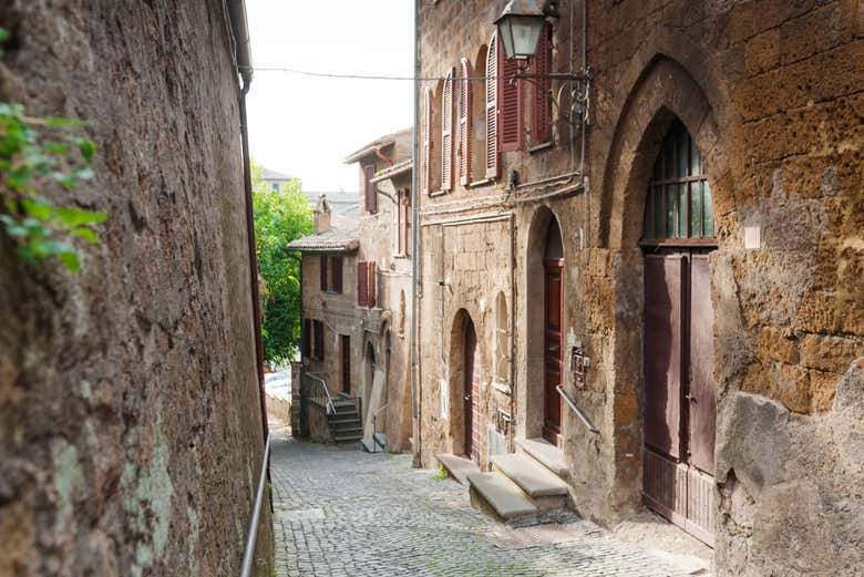 Vista del casco histórico de Orvieto