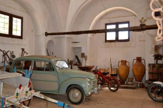 Zone de stockage de la masseria
