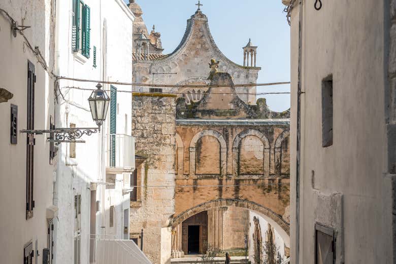 Disfrutando de la visita guiada por Ostuni
