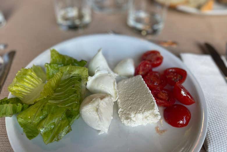 Durante la degustación de productos lácteos