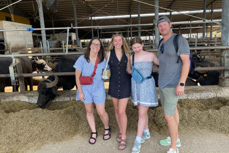 Una foto nella fattoria