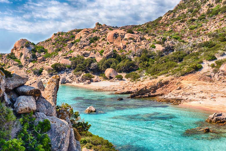 La crique Corsara sur l'île de Spargi
