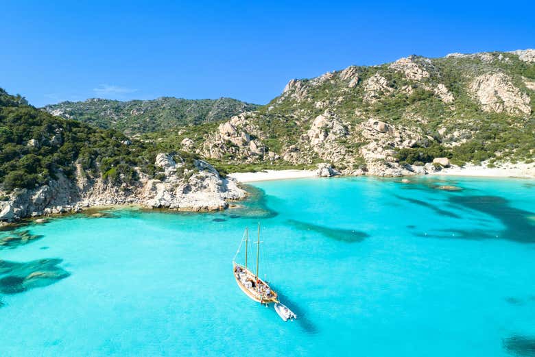Cala Corsara, en Spargi